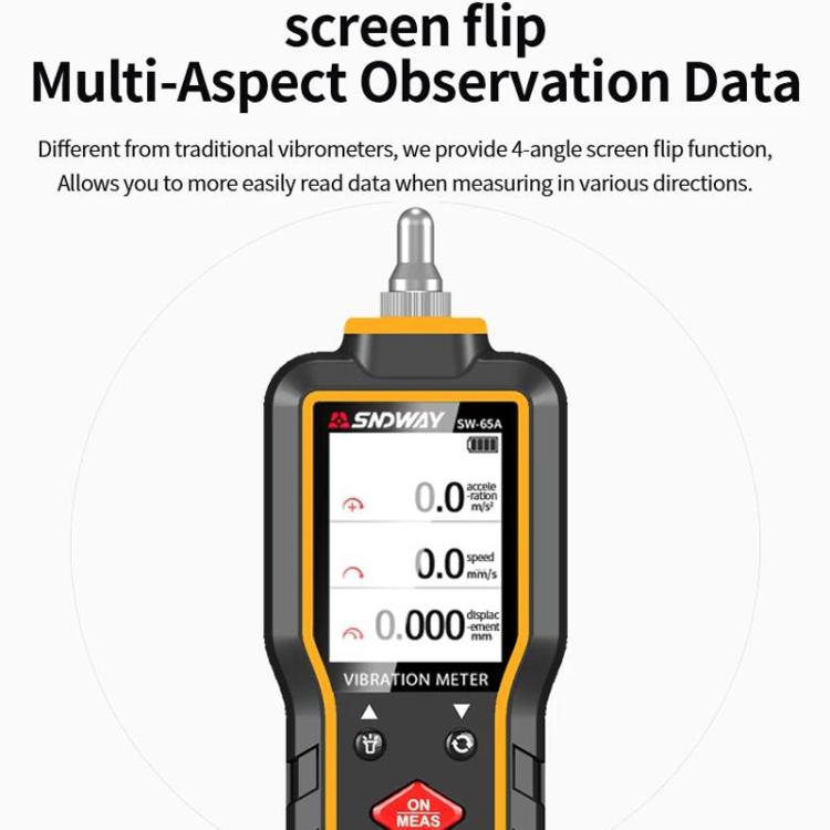 Digital Vibrometer Motor Fault Vibration Detector Vibration Pen, SW-65A