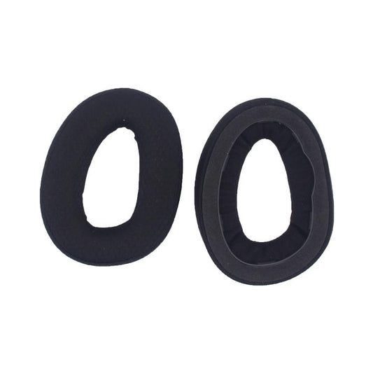 For EPOS H3 / H3 Pro 1pair Headphones Ear Covers Earmuffs, Black Football Net, Velvet Stitching, Black Gel, Gray Gel
