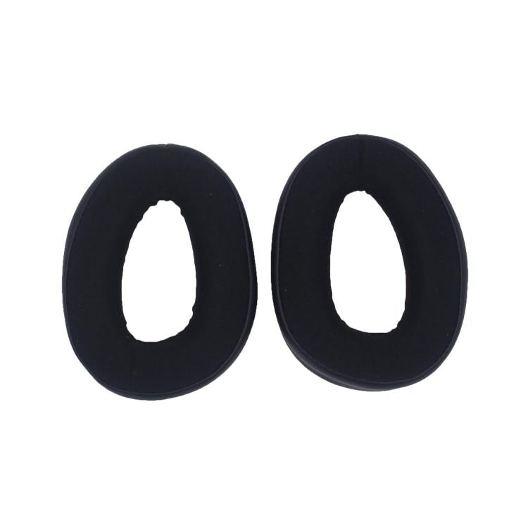 For EPOS H3 / H3 Pro 1pair Headphones Ear Covers Earmuffs, Black Football Net, Velvet Stitching, Black Gel, Gray Gel