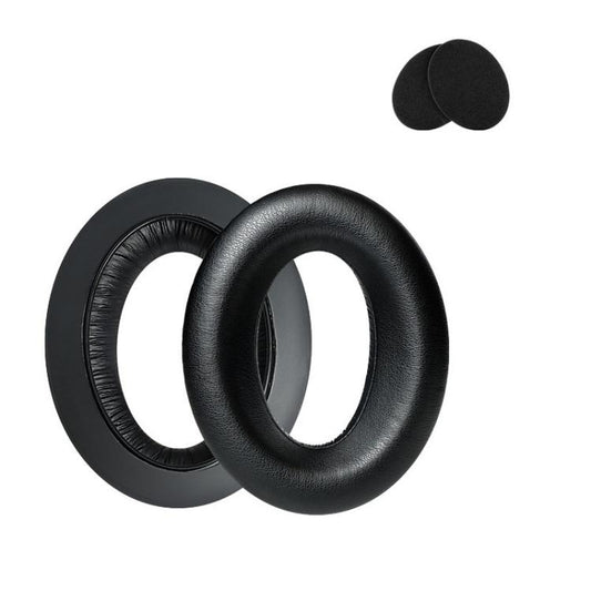 2 Stücke Für Sennheiser HD545 / HD565 / HD580 / HD600 / HD650 Kopfhörer Abdeckung Schwamm Ohrenschützer Mit Tuning-Schaumstoff, Flanell, Proteinleder, Proteinleder-Patchwork, Goldener Samt-Patchwork, Lammfell-Patchwork, Lammfell perforiert-Patchwork
