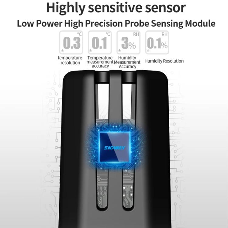 Handheld Digital Temperature Humidity Meter High Sensitivity Temperature Humidity Meter, SW-572