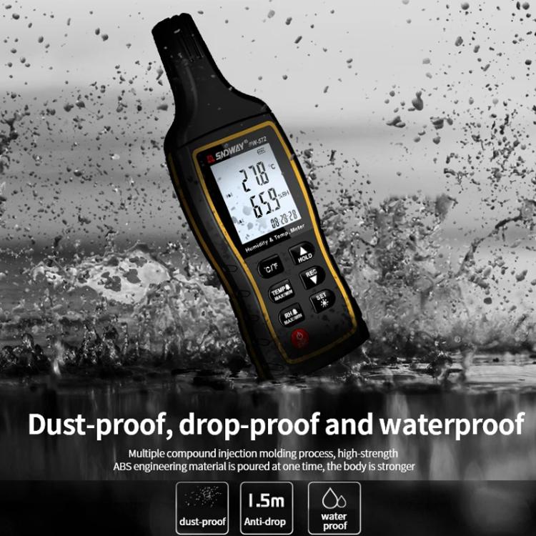 Handheld Digital Temperature Humidity Meter High Sensitivity Temperature Humidity Meter, SW-572