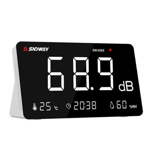 Desktop Noise Meter Temperature and Humidity Meter Decibel Meter Environmental Noise Monitor