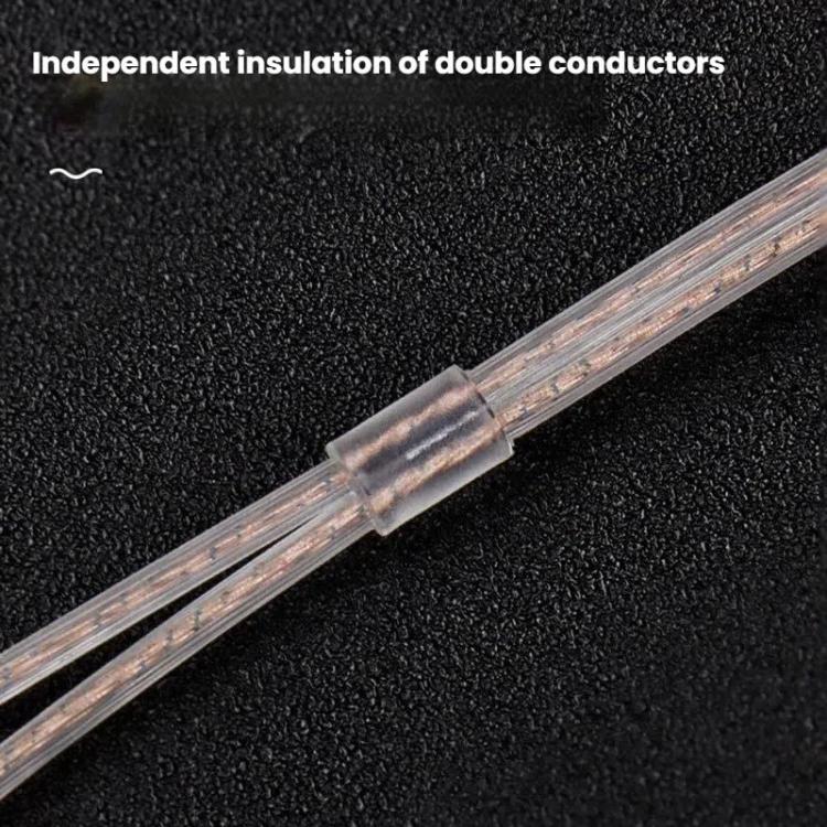 CVJ Dual Parallel 2 Pin 0.78mm S Universal Headphone Cable, Without Mic, With Mic