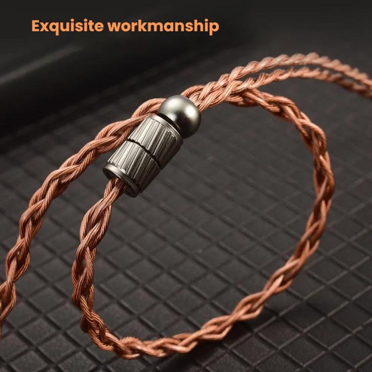 CVJ VS400 Interchangeable Audio Plug Oxygen-Free Copper Headphone Upgrade Cable, 4.4mm S Pin, 4.4mm 0.75mm, 4.4mm 0.78mm, 4.4mm MMCX, Type-C 0.75mm, Type-C 0.78mm, Type-C MMCX, Type-C S Pin