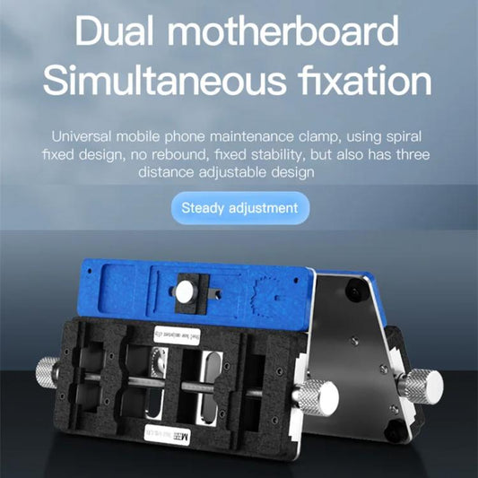 Steel Bone Dual Axis Clamp Universal Clamp For Cell Phone Repair, T1