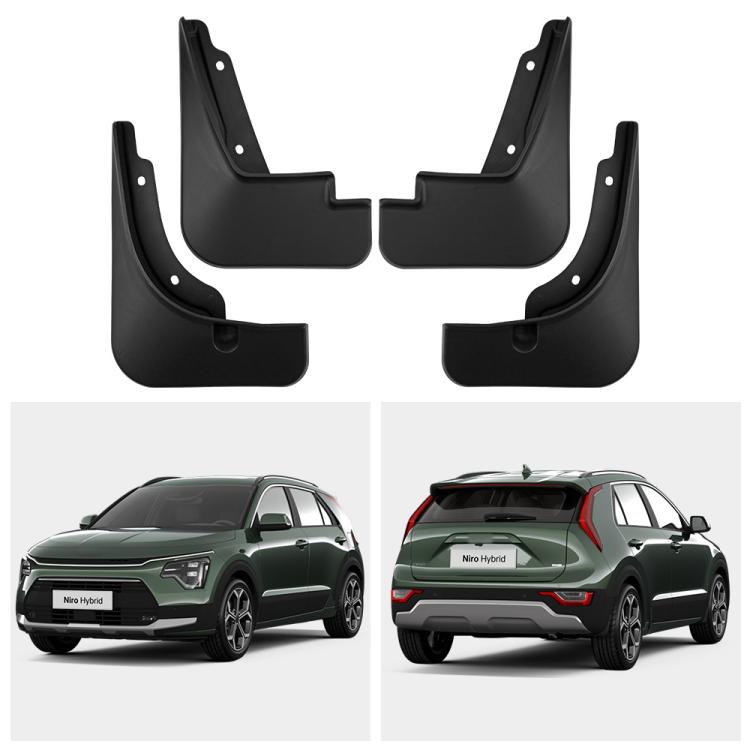 For 2023-2024 Kia Niro HEV Car Tire Soft Rubber Mudguard, For Kia Niro HEV 2023-2024