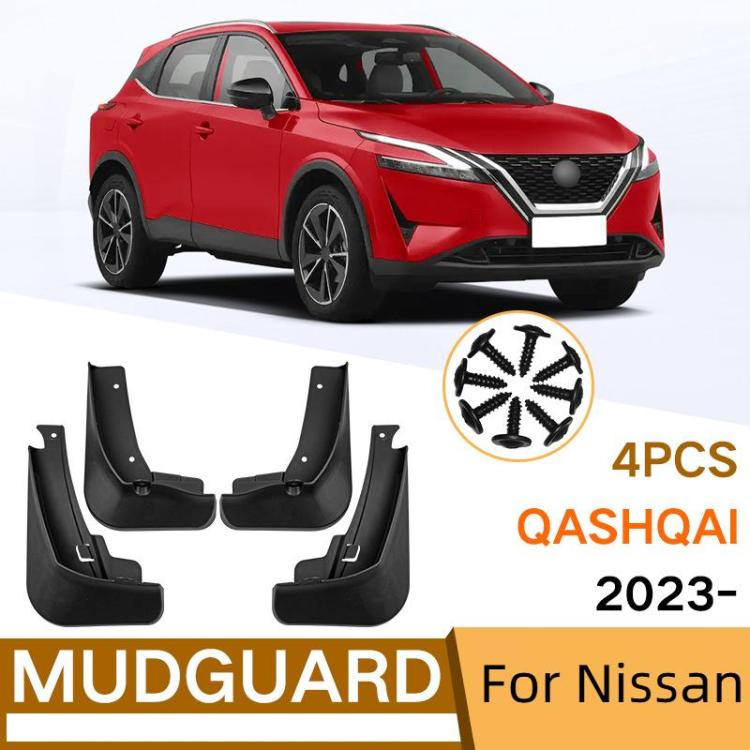 For 2023 Nissan Qashqai Car Tire Soft Rubber Mudguard, For Nissan Qashqai 2023