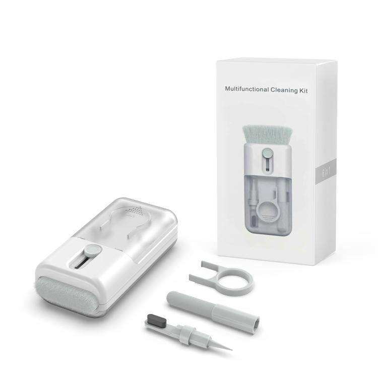AhaStyle WG93 6 In 1 Earphone Phone Keyboard Multi-Functional Cleaning Tools, WG93