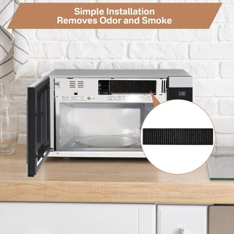 2pcs /Pack PVM9005SJ8SS Microwave Charcoal Filter For GE PNM9216SK5SS / JVM7195EK5ES