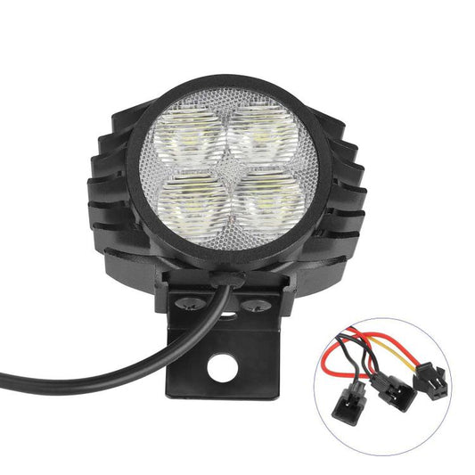 Scooter Horn Headlight 2 In 1 High Brightness LED Headlight, For Kugoo Kirin M4 / M4 Pro