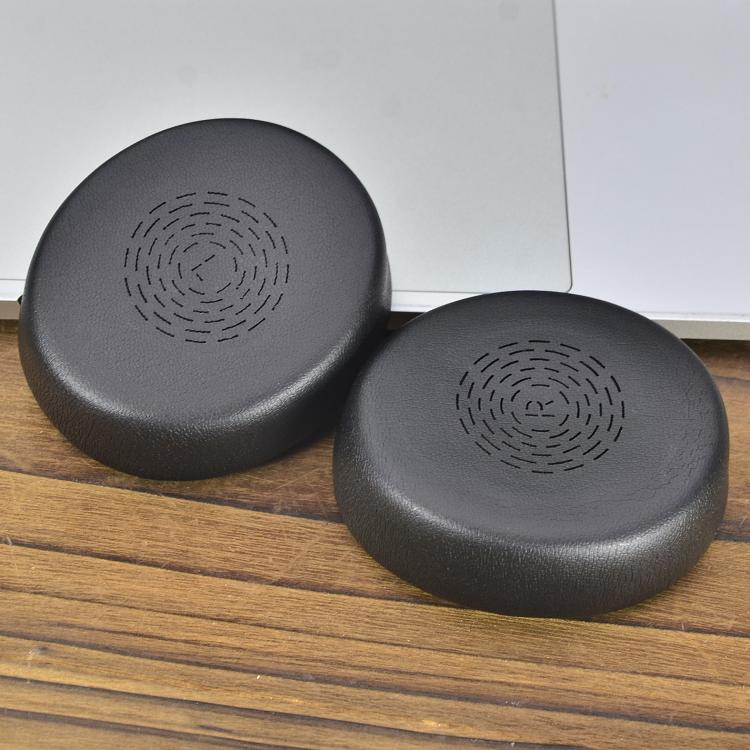 For Jabra Evolve2 55 Stereo Headset 1pair Protein Leather Ear Cushions Soft Replacement Ear Pads, For Jabra Evolve2 55