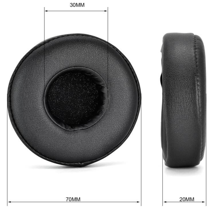 1pair 70mm Earpads For Sony WH-CH500 WH-CH510 /Sennheiser/JBL/AKG and Other Headphones