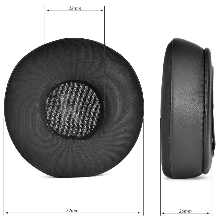 For Sony WH-CH500 / WH-CH510 Headset 1pair Ice-Cool Replacement Ear Cushions, Ice-Cool Black