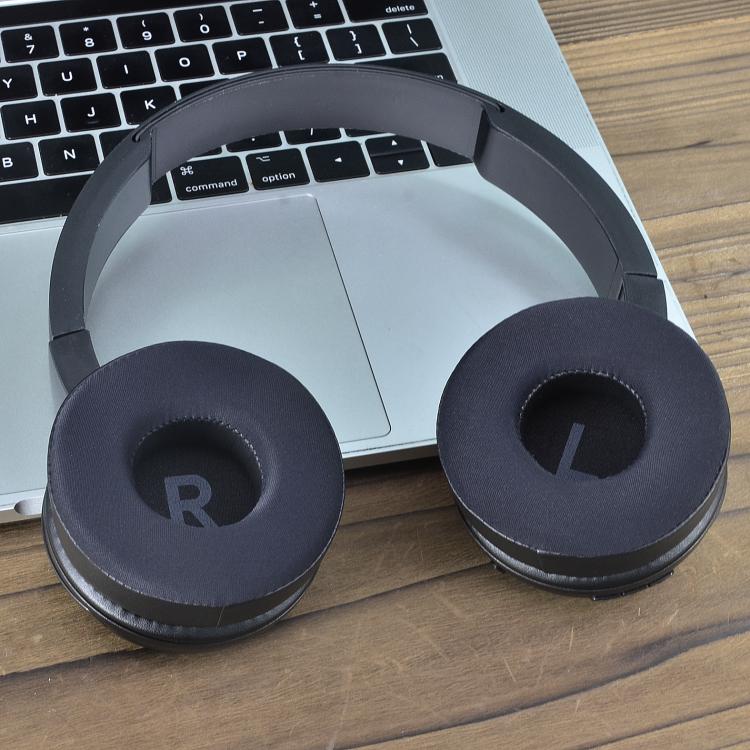 For Sony WH-CH500 / WH-CH510 Headset 1pair Ice-Cool Replacement Ear Cushions, Ice-Cool Black