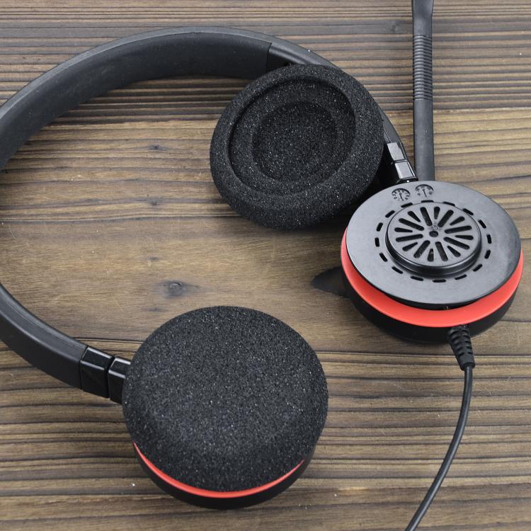 1pair Replacement Foam Ear Cushions for Jabra Evolve 20/20Se/30/30 II/40/65/65 II Headset, For Jabra Evolve 20