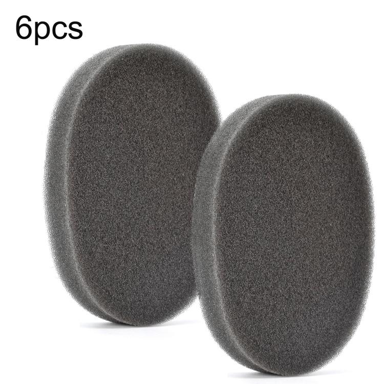 6pcs /Pack Ear Cushions For 3M WorkTunes Connect Series Headphones Noise Isolating Foam Pads, Mesh Cotton Pad, Hollow Type, Solid Type