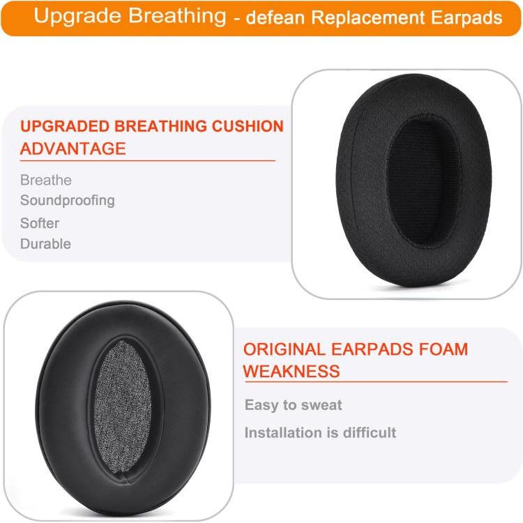 1pair Ear Cushions For Sennheiser HD 4.50BT, HD 4.50, HD 4.50BTNC, HD 4.50SE, HD 4.40BT, HD 4.30G, HD 4.20S, HD 458BT, HD 450, HD 450BT, HD 400S, HD 350BT