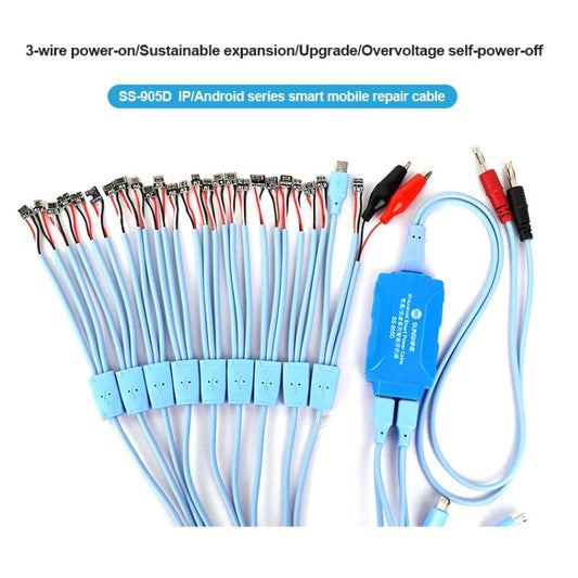 For iPhone / Android Series Power Supply Start-up Cables Mobile Phone Repair Test Cables, SS-905D