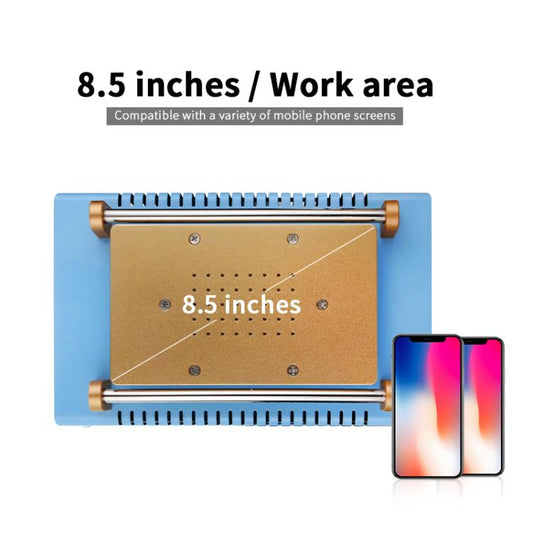 Séparateur d'écran LCD S-918K de 8,5 pouces pour réparation d'écran de banc de travail, réparation de chauffage, séparation thermique, prise UE