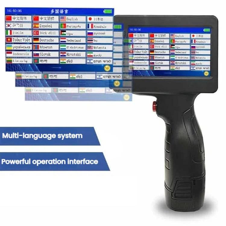 Yaomatec 12.7mm 28-Language Date Coding Handheld Inkjet Printer, US Plug, Yaomatec
