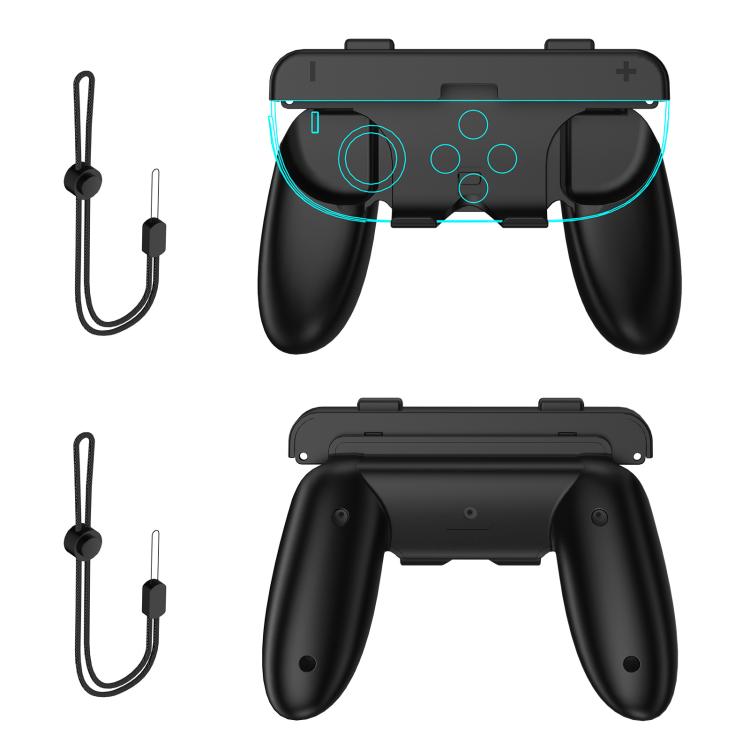 For Nintendo Switch 2 Joy-Con Controllers 2-in-1 Detachable Grip for Dual/Single-Hand Use
