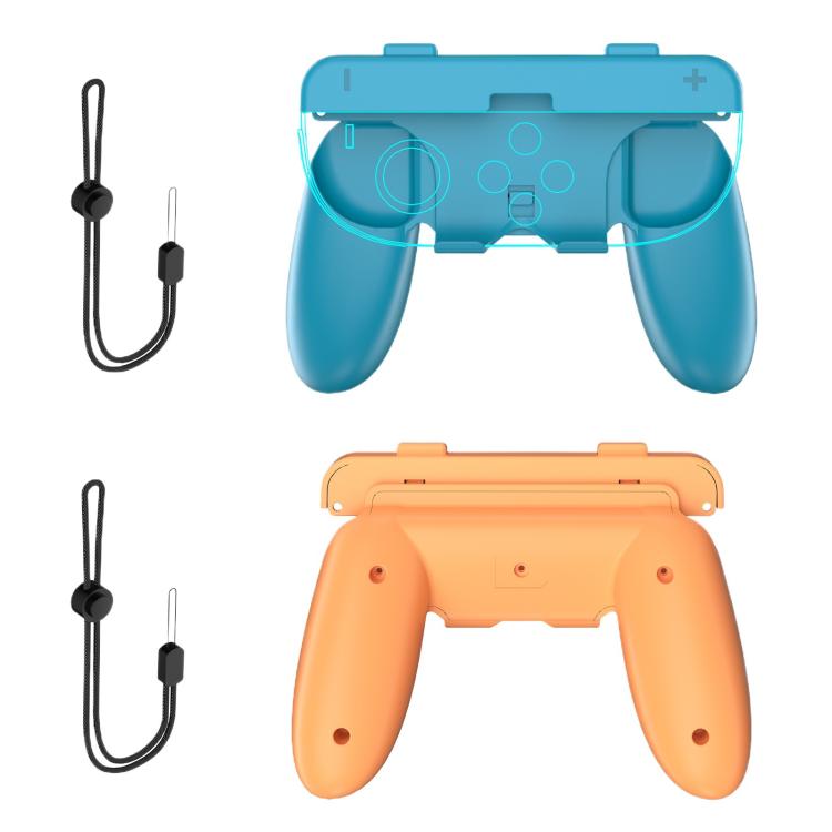 For Nintendo Switch 2 Joy-Con Controllers 2-in-1 Detachable Grip for Dual/Single-Hand Use