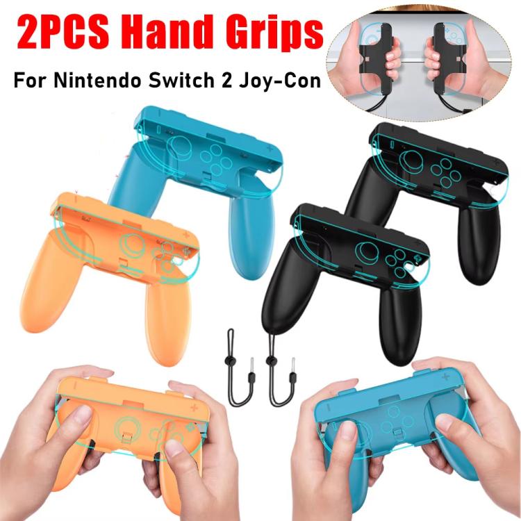 For Nintendo Switch 2 Joy-Con Controllers 2-in-1 Detachable Grip for Dual/Single-Hand Use