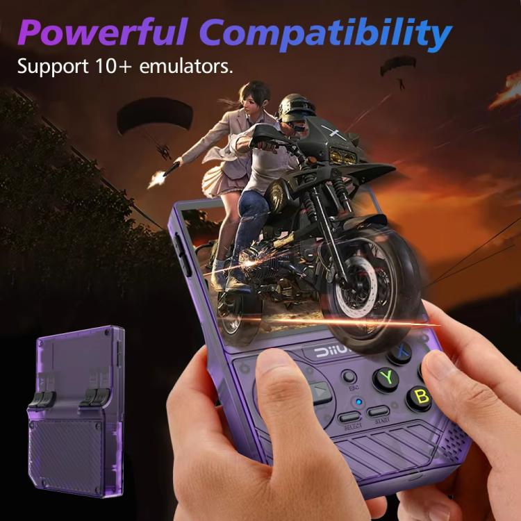 D008 3.5-Inch HD Retro Handheld Game Console With ARM Cortex-A7 800MHz, 1GB RAM & HDMI Output, 64G Whitte, 64G Clear Black, 64G Clear Blue, 128G White, 128G Clear Black, 128G Clear Blue