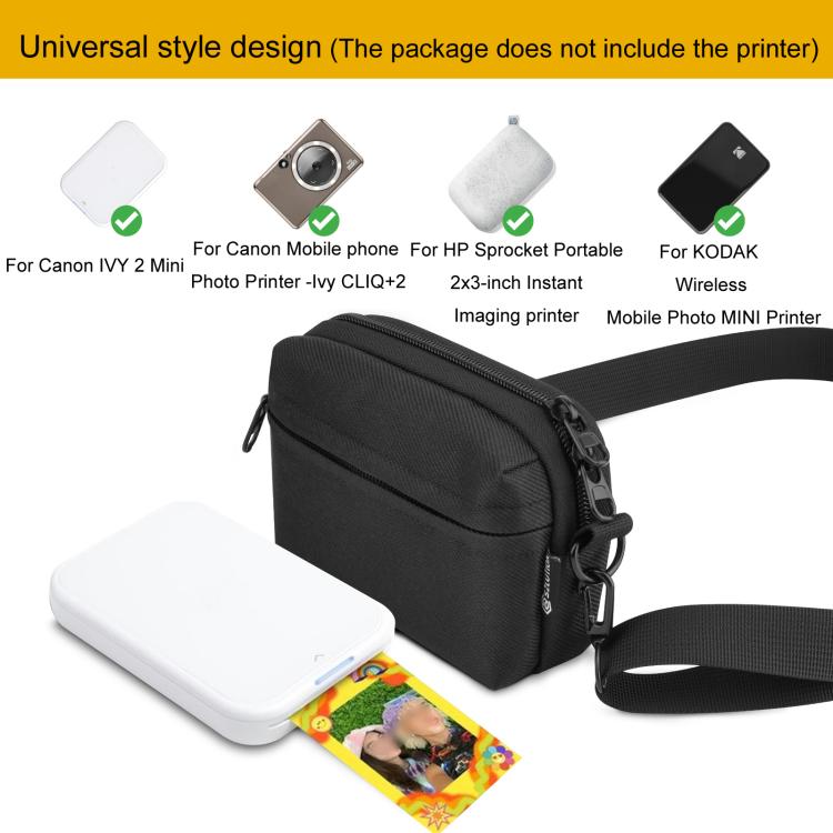 For Fuji X100VI/Canon PowerShot SX740 HS/Ricoh GR Il Digital Camera Storage Shoulder Strap Bag, Small, Large