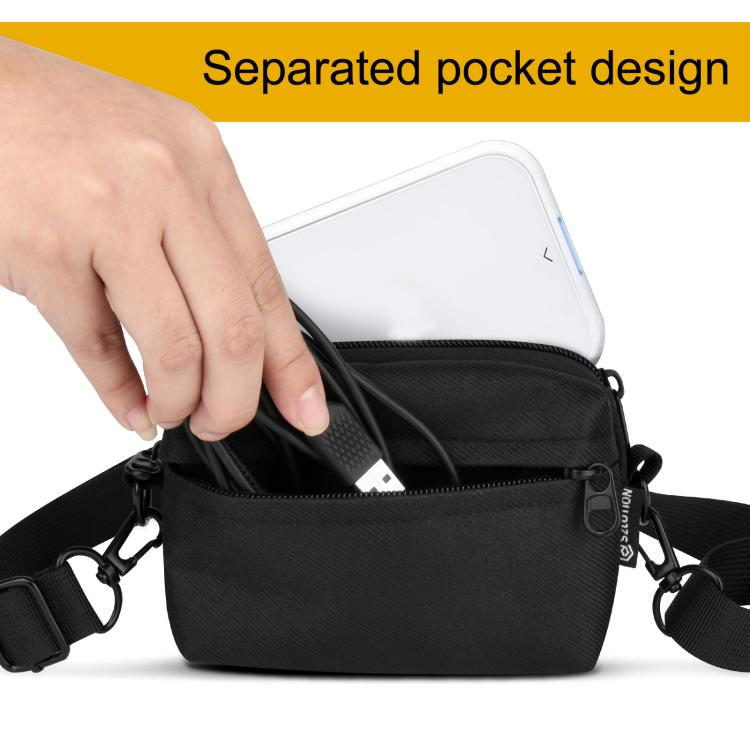 For Fuji X100VI/Canon PowerShot SX740 HS/Ricoh GR Il Digital Camera Storage Shoulder Strap Bag, Small, Large