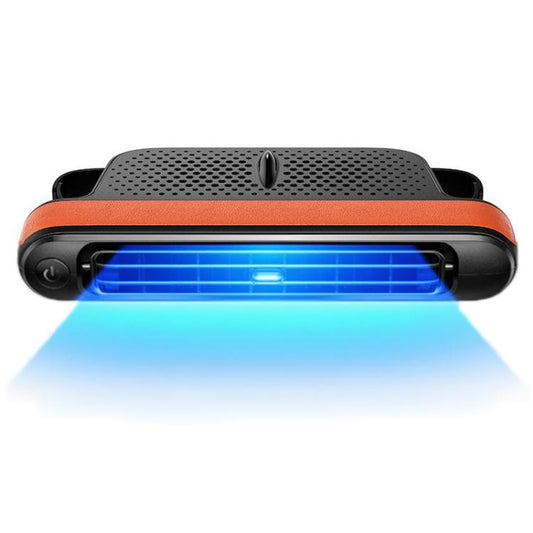 Ventilateur électrique sans pales silencieux à double turbine et branchement USB pour siège arrière de voiture