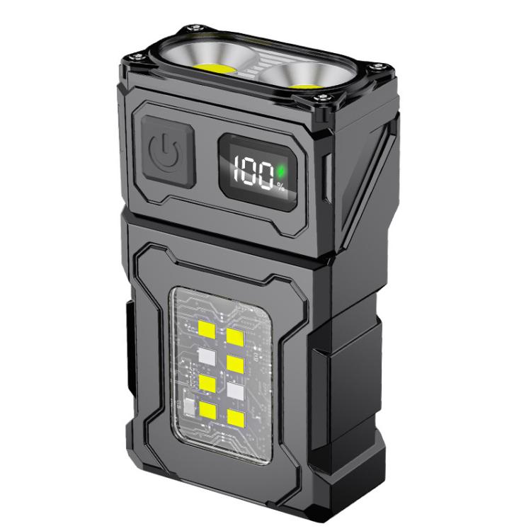 E-SMARTER DC08 Super Bright Floodlight Side Light Rechargeable Mini Flashlight