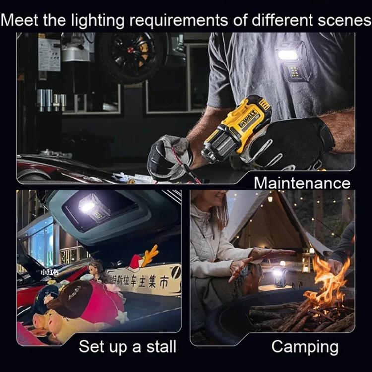 E-SMARTER DC08 Super Bright Floodlight Side Light Rechargeable Mini Flashlight