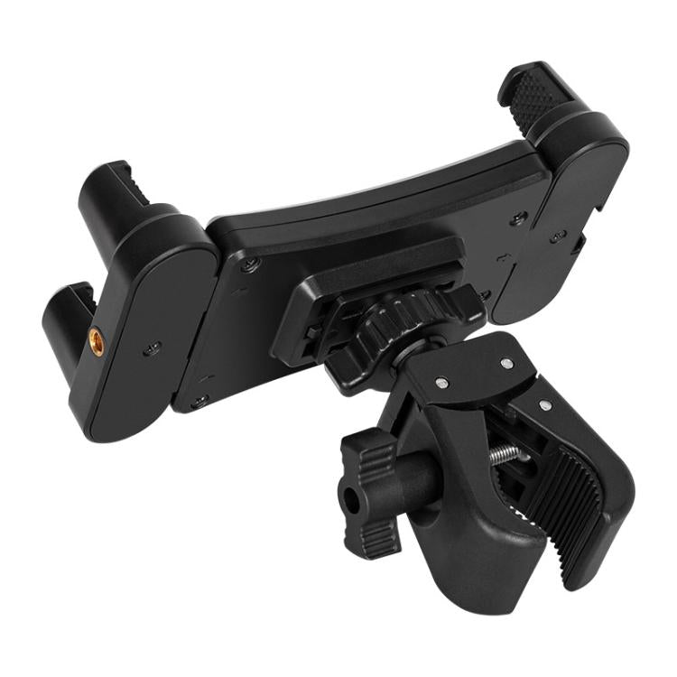 360-degree Rotation Tablet Phone Holder Adjustable Clamp Multifunctional Adapter Clip, Pole Clip