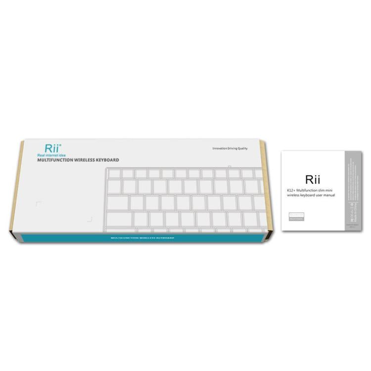 Rii K12+ Office Computer Notebook Silent 2.4GHz Wireless Mini Keyboard