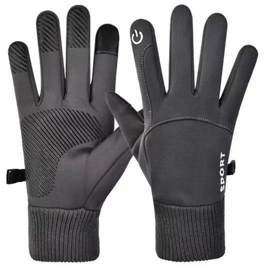 Gants de cyclisme polaires chauds et antidérapants pour écran tactile