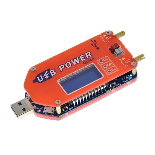 USB 15W Adjustable Power Supply Module LCD Display Mobile Boost Cable