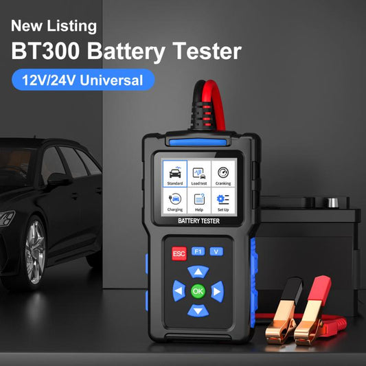12/24V Multi-Function Car Battery Fault Diagnosis Tester, BT300