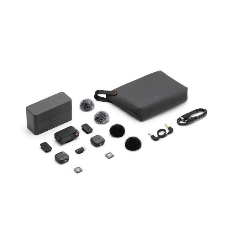 Original 2 TX + 1 RX + Charging Case For DJI Mic 3