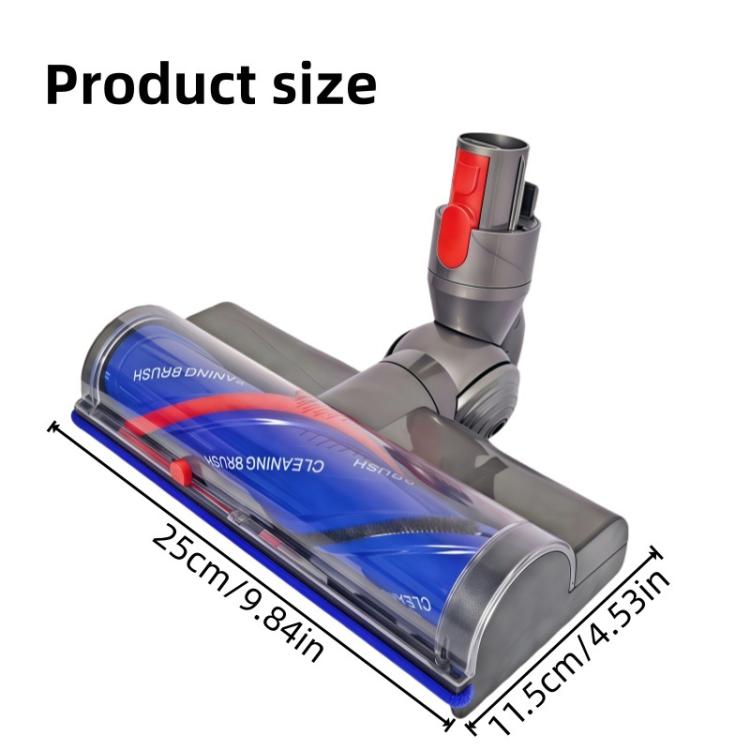 For Dyson V7/V8/V10/V11/V15 High Torque Direct-Drive Cleaner Head with Green Laser Dust Detection, Anti-Tangle