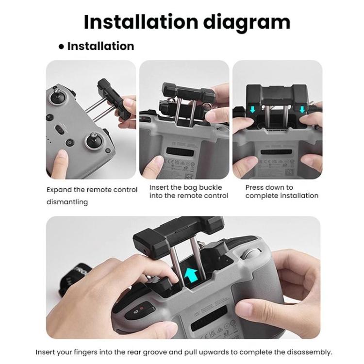 BRDRC Screen Remote Control Lanyard For DJI MINI 4 PRO/MAVIC 3/AIR 2S/NEO, For RC-N1/N2, For RC/RC2/RC PRO