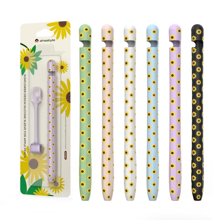 For Apple Pencil 1 AhaStyle PT93-SF Lightweight Skin-Friendly Silicone Protective Case