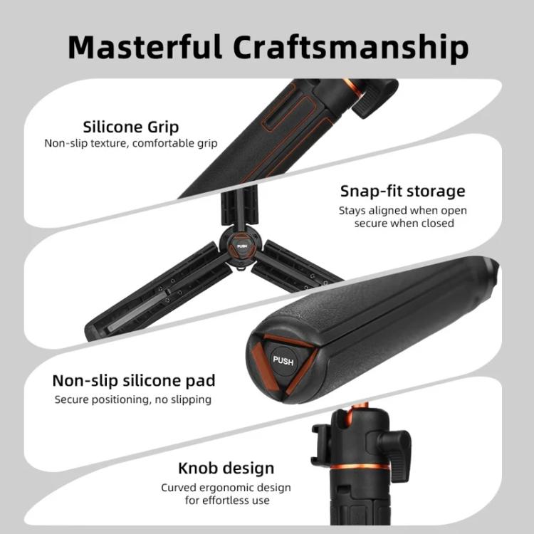 Flymile 20-54cm Magnetic Quick-Release Tripod for Insta360 Ace Pro 2/X5/X4/X3/X2/Ace Pro/Ace