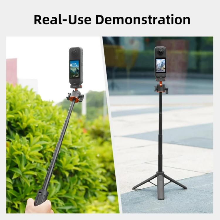 Flymile 20-54cm Magnetic Quick-Release Tripod for Insta360 Ace Pro 2/X5/X4/X3/X2/Ace Pro/Ace