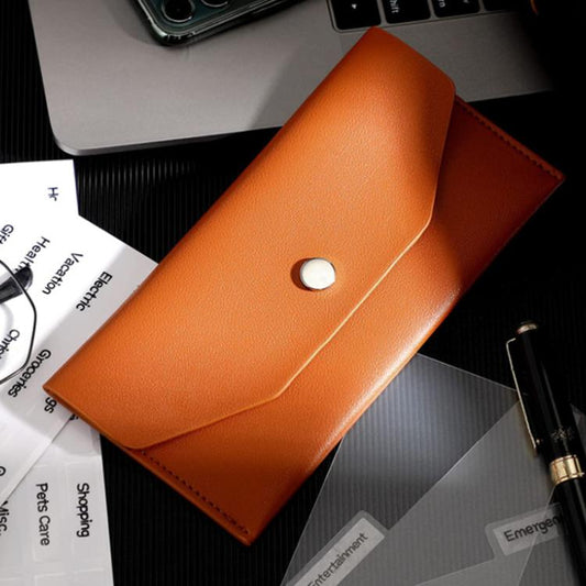 Porte-cartes en cuir PU Étui porte-cartes de visite Pochette pour cartes