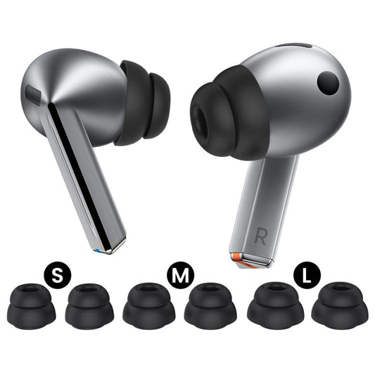 For Samsung Galaxy Buds3 Pro AhaStyle DD09 3pairs S+M+L Silicone Earbuds Earphone Protective Case With Dust Filter