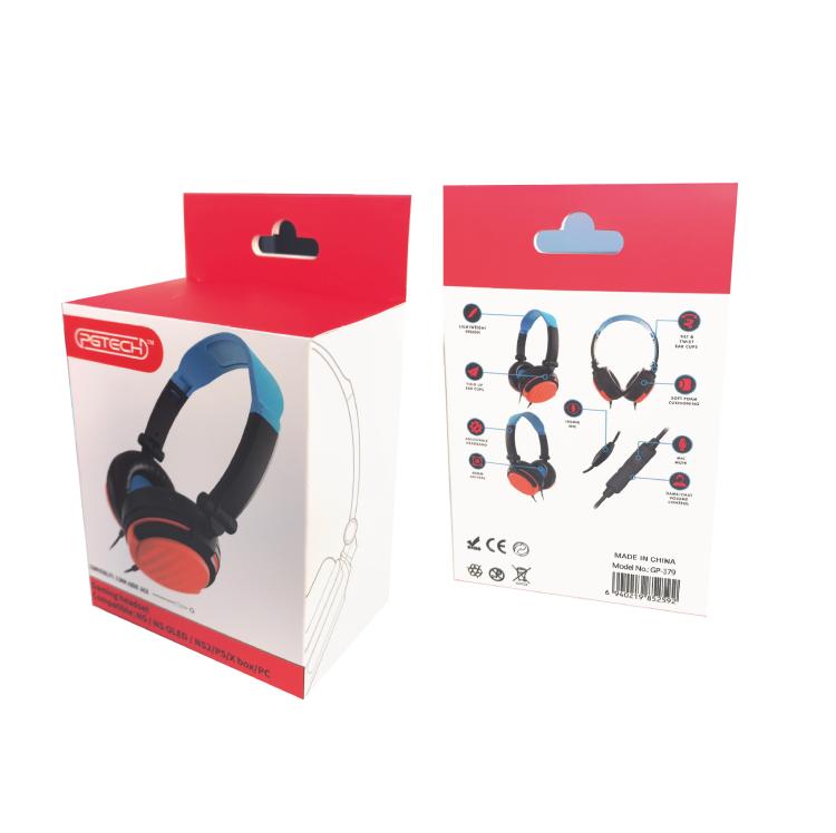 PGTECH Wired Over-Ear Gaming Headset with Microphone for Nintendo Switch 2/Switch/PS5/Xbox/PC Multi-Platform Compatible, GP-379