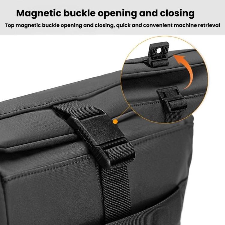 Cwatcun D198 Small Expandable Single Shoulder Camera Bag Waterproof Multi-Function Camera Bag, D198