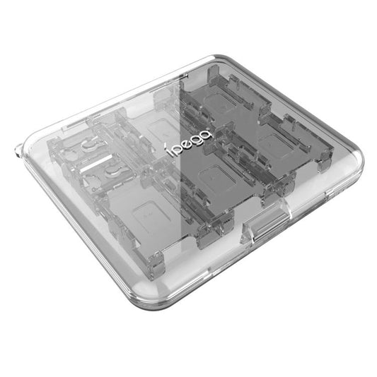 ipega Crystal Game Card Case für Nintendo Switch 2/Switch mit 12 Spielkartenfächern, sicherem Verschluss, PG-SW2107
